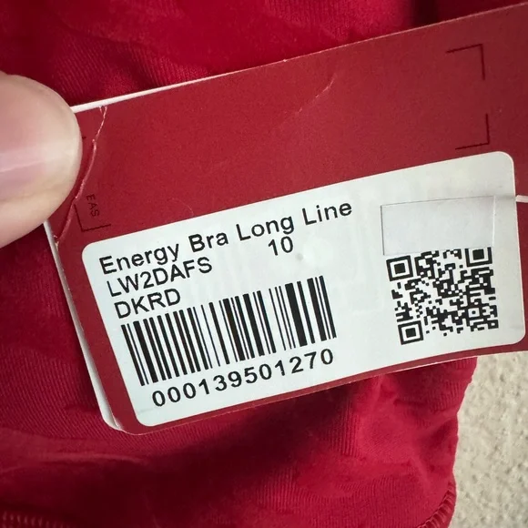 lululemon athletica Vibrant Red Sports Bra Lunar Edition - Picture 7 of 7